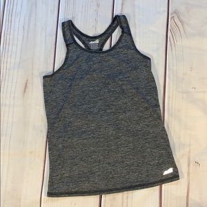 Dark gray athletic tank top
